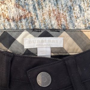 Girls Burberry black pants size 5